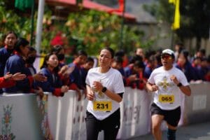 Bhutanese Participants running in 2024 coronation marathon