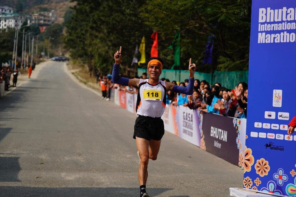 Bhutan Coronation Marathon Run Images