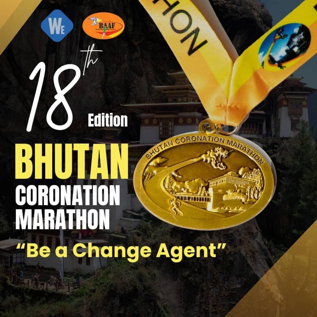 Bhutan Coronation Marathon Banner